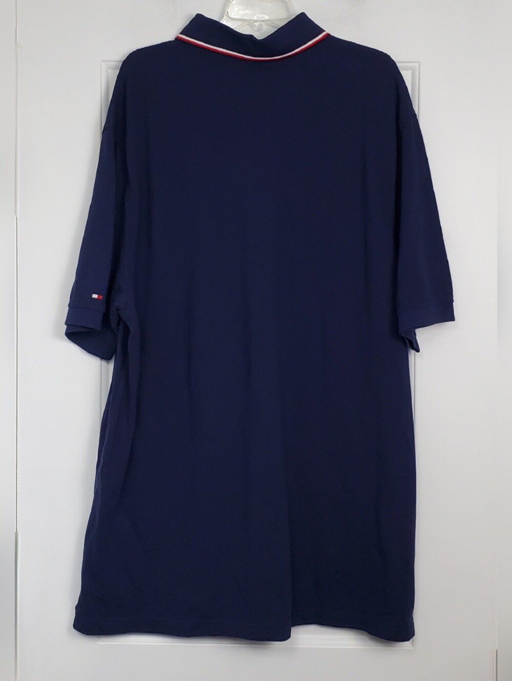 Tommy Hilfiger Mens Custom Fit Spellout Polo Shirt - Size XXLT TALL - EUC - Picture 5 of 13